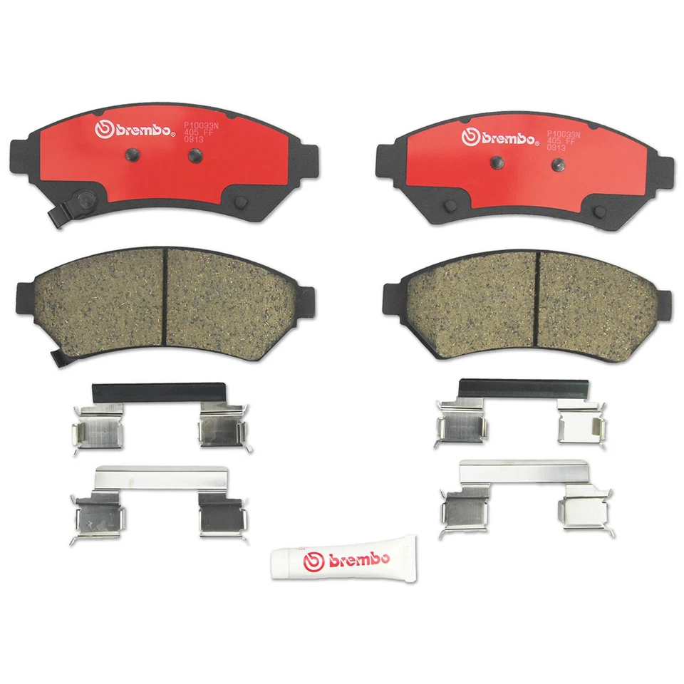 Kit de pastillas de rotores de freno delanteros Brembo para Buick Terraza 2005 garantía de por vida Foto 2 de 4