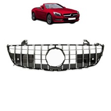 GT Design Chrom & Schwarz Kühlergrill passend für Mercedes-Benz SL R231 2012-201 GT Design Chrom & Schwarz Kühlergrill passend für Mercedes-Benz SL R231 2012-201
