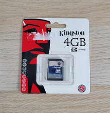 Kingston 4GB SD Memory Card SD4/4GB Class 4 R15 New Sealed