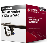 für Mercedes V-Klasse Vito W447 (Auto Hak) AnhäNgerkupplung Vertikal Abnehmbar