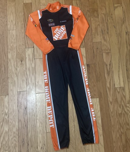 Home Depot NASCAR Tony Stewart Children's Kids Youth Race Suit Outfit - Size L - Picture 11 of 16