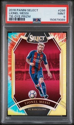 2016-17 Panini Select - Field Level Lionel Messi #286 Tie-Dye Prizm /30