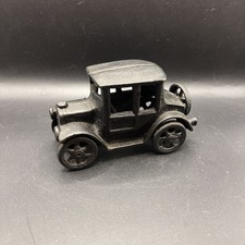 Vintage 5 1/4" Cast Iron Ford Model T Car Metal Black 1920
