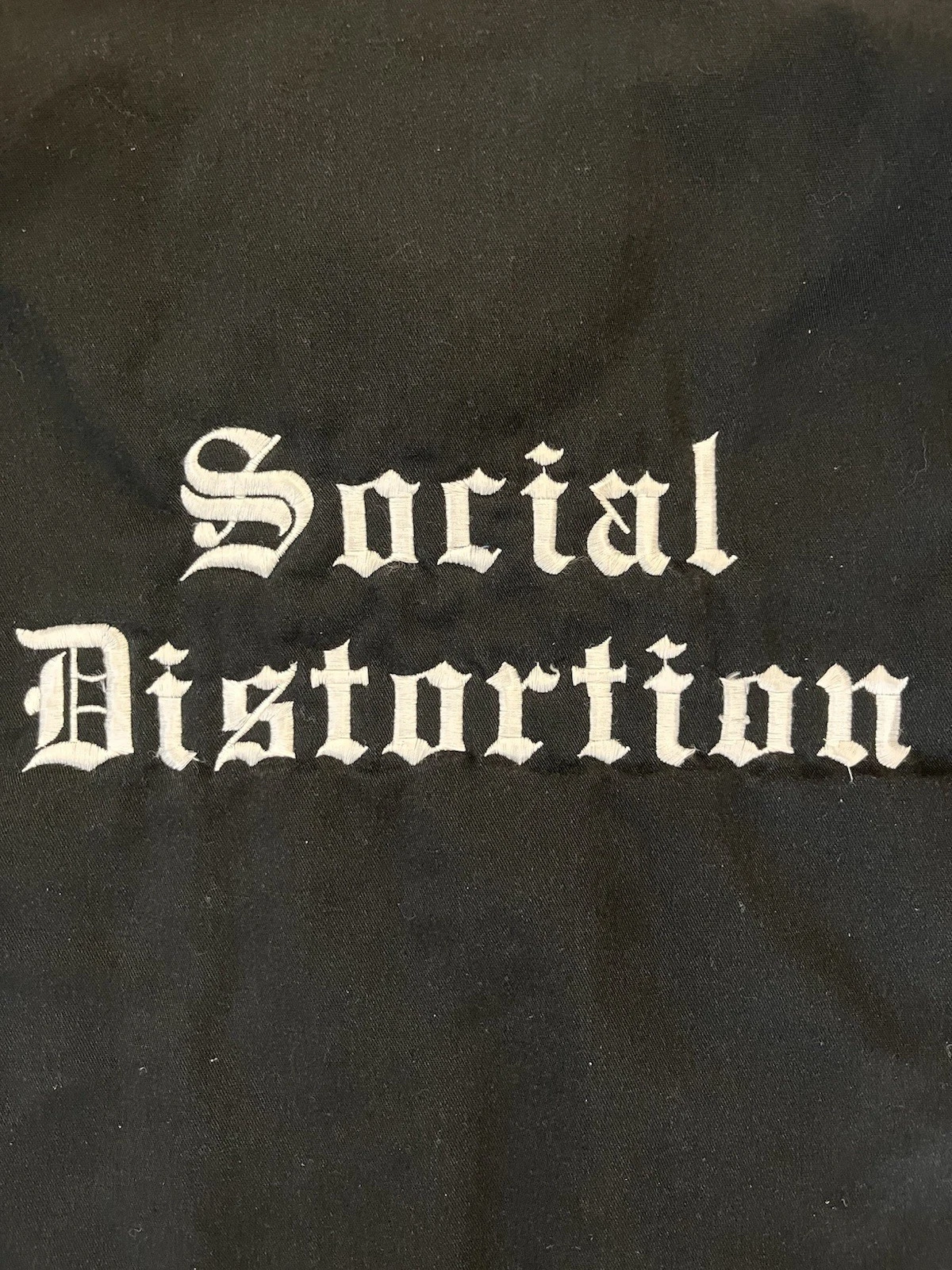 Vintage 90s Social Distortion Men’s L Dickies Eisenhower Quilted Embroidered VTG - product detail image 7