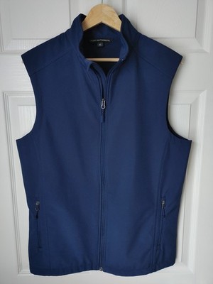 Port Authority J325 Mens Core Soft Shell Vest Navy Blue Size M *NO LOGOS*