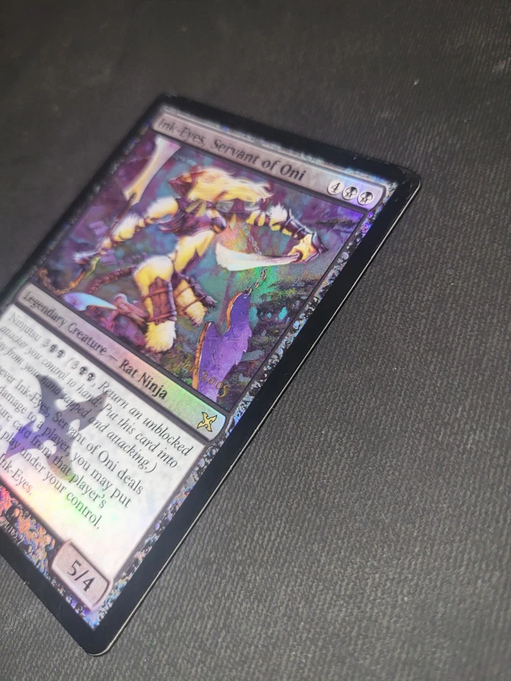 Ink-Eyes, Servant Of Oni LP FOIL MTG PRERELEASE Betrayer's Of Kamigawa - Image 4 of 4