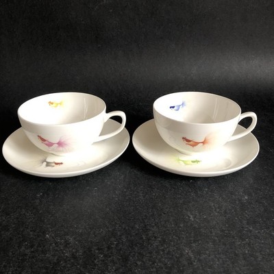 Asianera Bone China Fisch Design Teetassen & Untertassen handbemalt von ZLY/LXH Luxe