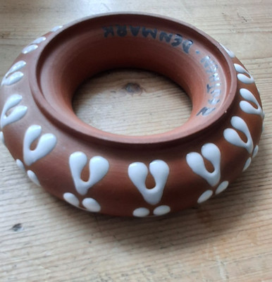 ZEUTHEN Denmark  Vintage Posy Flower Vase / Ring / Dish