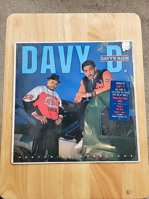 Davy D Davy s Ride Lp In Shrink Hype Def Jam FC 40657 Hurricane Rap Hip Hop 1987