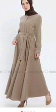 STYLISH LADIES  TAUPE DRESD  SIZE 38 UK SIZE 10