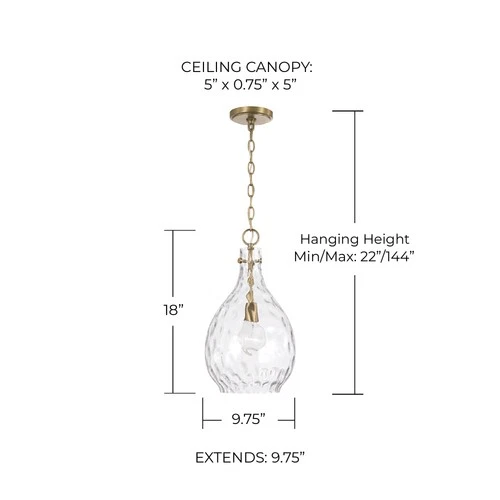 Capital Lighting 349012 Brentwood 10"W Mini Pendant - Picture 4 of 12