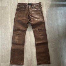 Rare RRL Leather Pants W28 Bootcut Vintage Leather Ralph Lauren