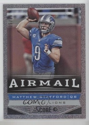 2013 Score Airmail Showcase 35/99 Matthew Stafford #231 0qn