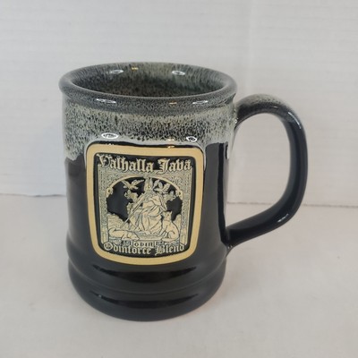 Death Wish Coffee Valhalla Java 2014 Mug Odinforce Blend Deneen Pottery RARE