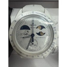 SWATCH LIMITED EDITION MISSION EARTHPHASE MOONSHINE GOLD SNOOPY UHR NEU