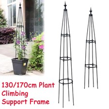 Garden Obelisk Trellis Outdoor Climbing Plant Support Frame Stand 130/170cm Tool