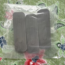 3 Pk Rubber Door Stops Heavy Duty Grey Anti Slip Floor Door Wedge Strong