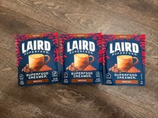 New Pack Of 3 Laird Superfood Non-Dairy Coffee Creamer – Mocha | 8 oz Bag