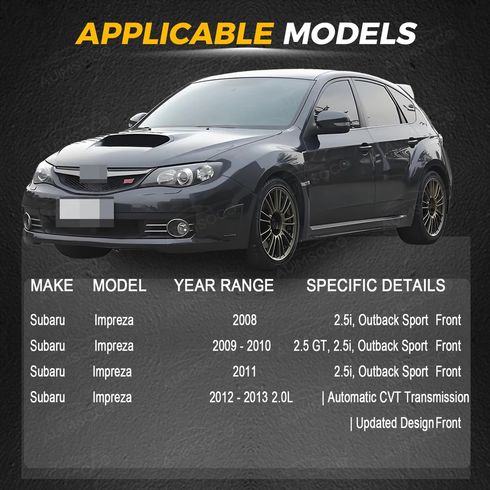 Conjunto de eje delantero CV para Subaru Legacy 2005 2006 2007 2008 2009 Foto 3 de 4