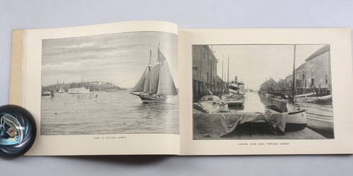 Libro ilustrado vintage de recuerdos de Portland y gemas de Casco Bay Maine - Imagen 8 de 14