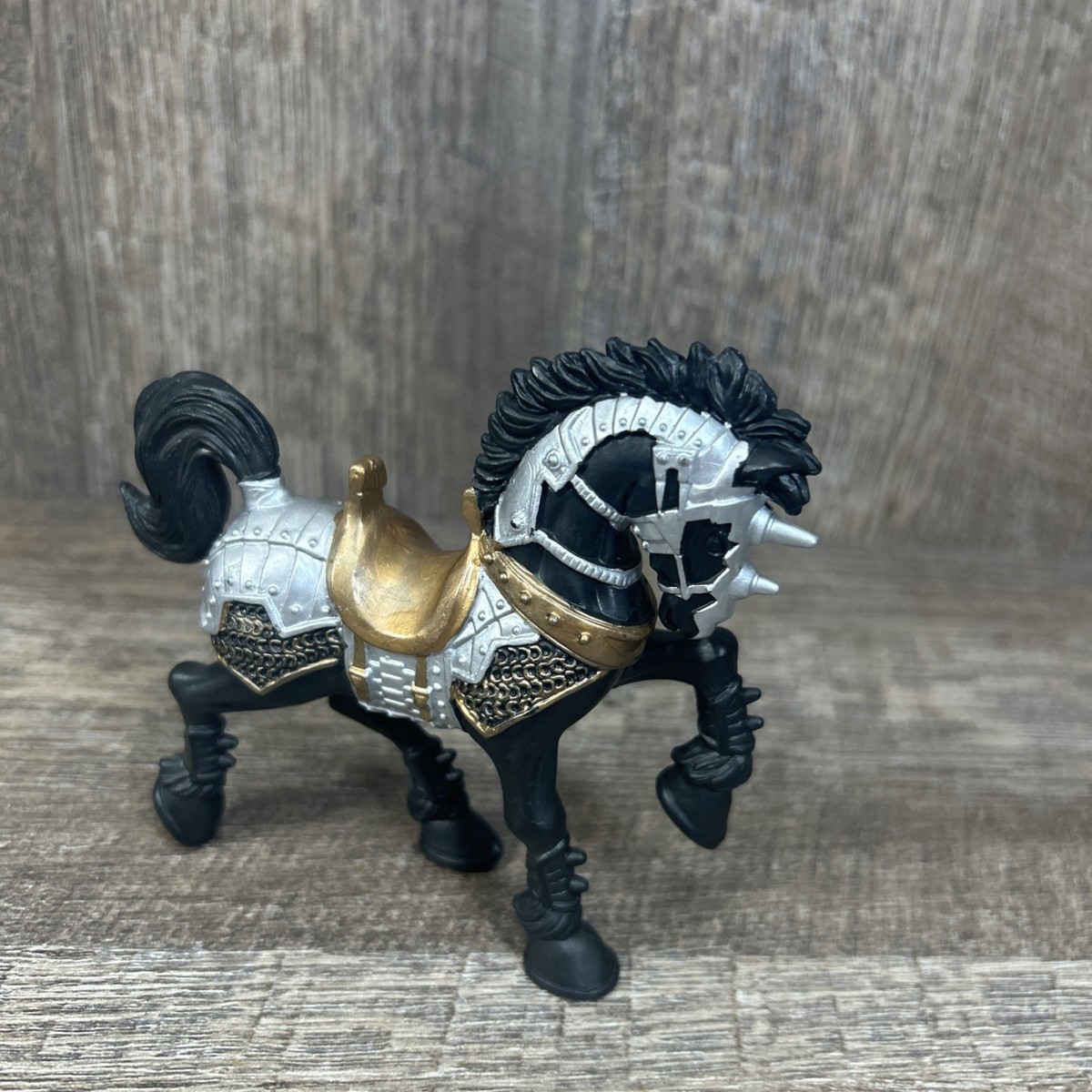 Chap Mei Medieval Knights Armored Black Horse 4