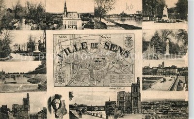 Sens 89 Vues d ensemble de la ville