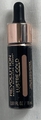 Revolution Lustre Gold Liquid Highlighter Makeup 0.61 fl oz NEW