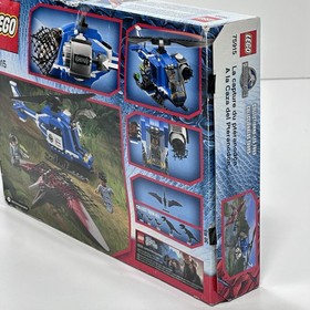 2015 LEGO JURASSIC WORLD PTERANODON CAPTURE SET 75915 RETIRED DAMAGED BOX