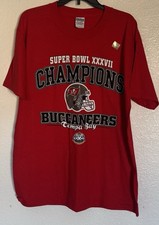 VTG 2003 Sports NFL Tampa Bay Buccaneers Super Bowl T-Shirt sz L