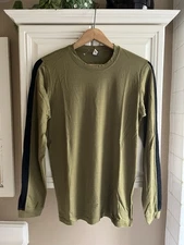 Ibex Merino Wool Long Sleeve Base Layer Shirt Crew Neck Mens Medium Outdoors