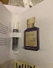 Maison Francis Kurkdjian OUD Satin Mood Extrait De Parfum .06oz/2mL Sample Spray