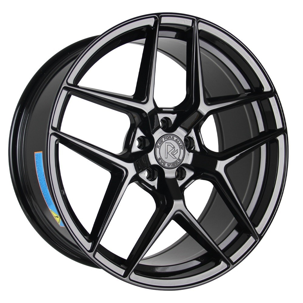 RF6 20 inch STAGGERED Gloss Black Rims fits ACURA NSX 2017-2018