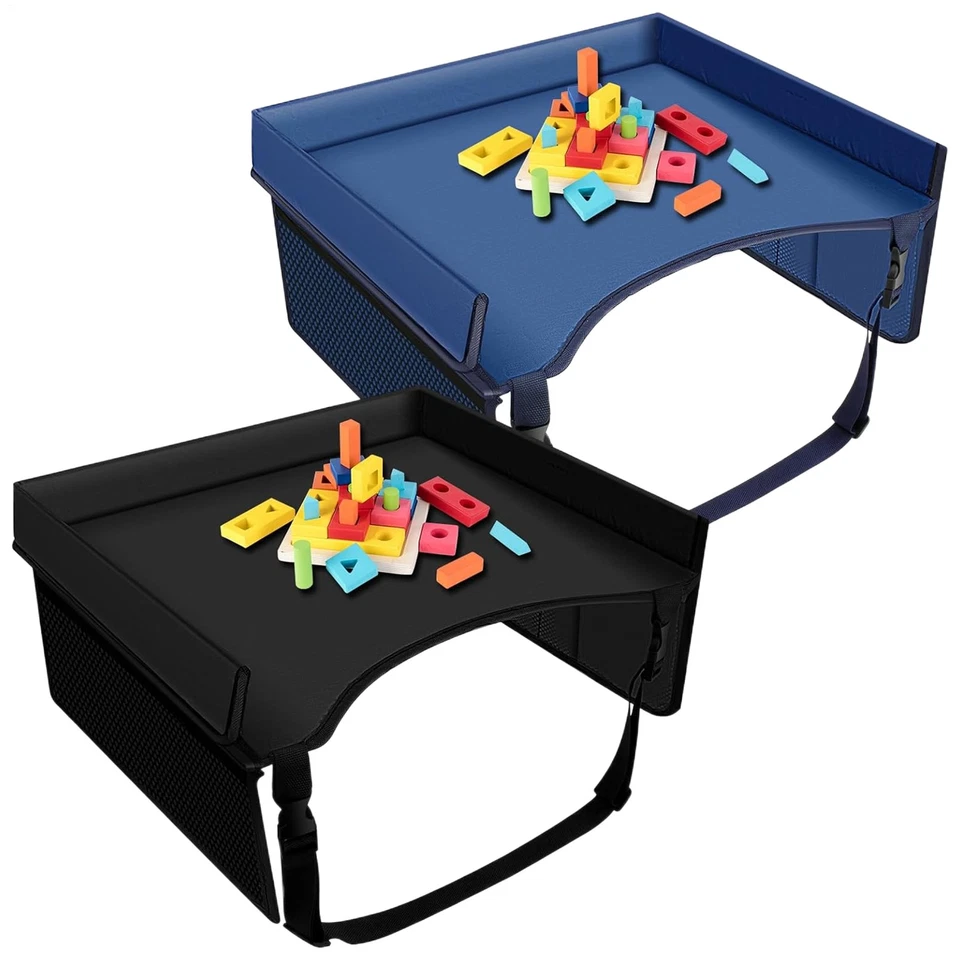 Kids Car Seat Travel Tray  Activity Tray Table For Toddler Baby Travel Desk - Image 2 of 4