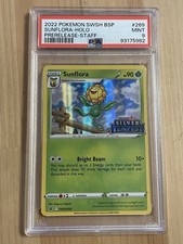 Sunflora - Staff (Prerelease) SWSH269 SWSH: Sword Shield Promo Cards Holo PSA 9 on eBay
