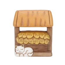 Thun - Mangiatoia con gatto Presepe Classico