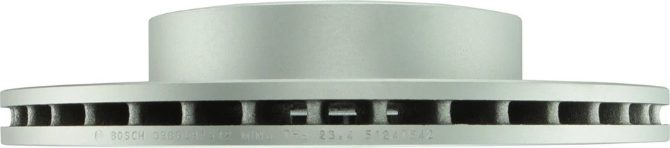 Код ротора дискового тормоза двигателя: N52 Bosch 15011495 подходит для 06–07 BMW X3 - Изображение 3 из 4