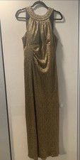Xscape Women’s Gold Dress 12p