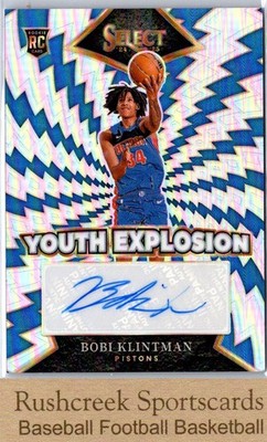 2024-25 Panini Select #YE-BOB Bobi Klintman Youth Explosion Prizm Auto