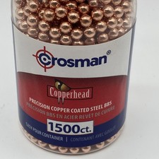 Crosman COPPERHEAD BBs 1500-count 4.5mm Copper-Coated BB Guns 0737