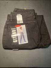 VTG Gitano Relaxed Fit Women's Size 16 Average 31x31 Solid Black New With Tags