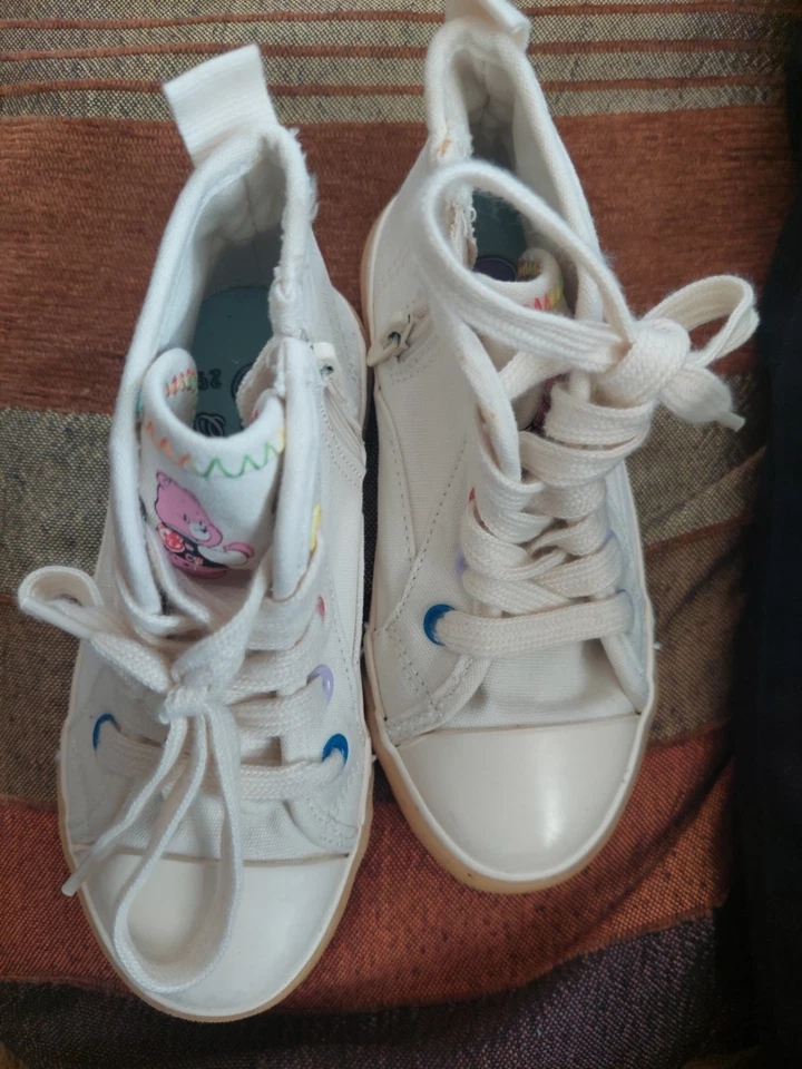 Authentic Zara Care Bears Limited Edition Hi Top Sneakers Unisex Eu 25 Toddler - Image 3 of 4
