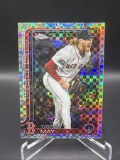 Dustin May 2025 Topps Chrome Update X-fractor #USC80 Boston Red Sox