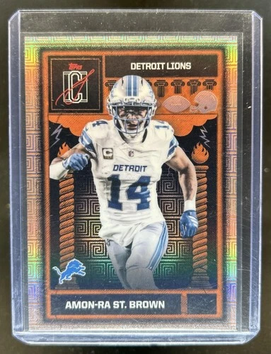 2025 Topps Signature Amon-Ra St. Brown Base (RAW)