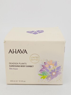 Ahava Deadsea Plants Caressing Body Sorbet Bibi Aqua Limited Edition 12.3 oz