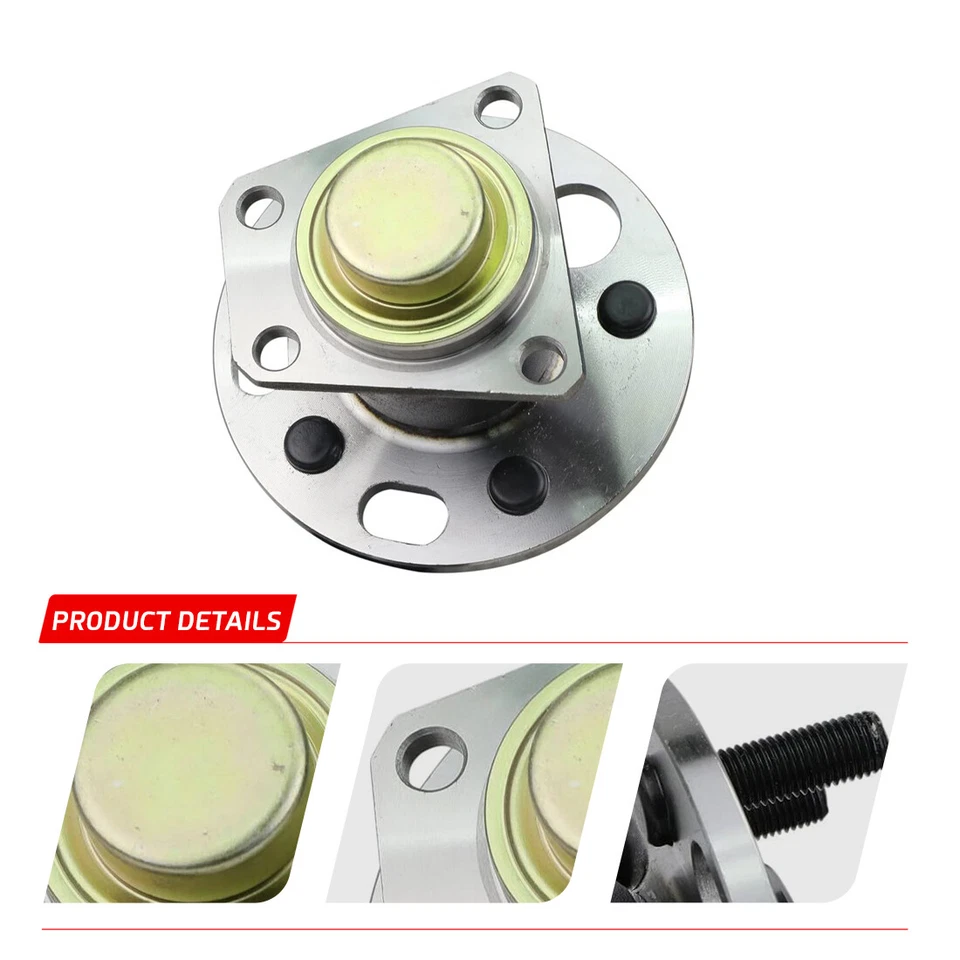 2x Cojinete de cubo de rueda trasera sin ABS para 82-05 Chevy Cavalier 03-05 Pontiac Sunfire Foto 4 de 4