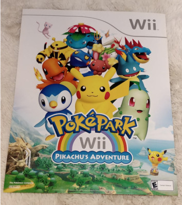Pokemon Park 2010 US Store Display Promo Poster Poképark Nintendo Wii Pokémon 