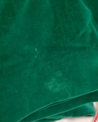Vintage Christmas Lisa Jackson Green Velvet Girls Dress Size 4 - Picture 6 of 8