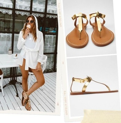 zara flat sandals