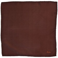 Corneliani Fazzoletto Uomo 100% Seta Tuta Tasca Quadrata Regalo per Lui