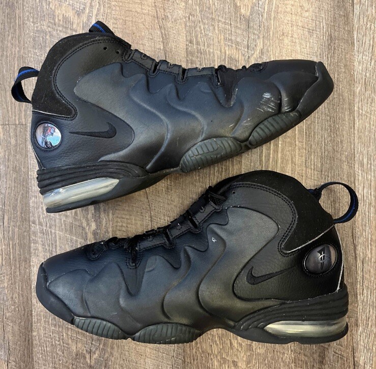 Nike Air Penny Black Varsity Royal Blue 2020 Size Sneakers CT2809-001